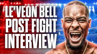 LeVeon Bell Misfits 015 Post Fight Interview [upl. by Noirret834]