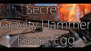 Halo 4  Secret Gravity Hammer Easter Egg on Midnight [upl. by Sumaes905]