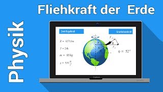 Zentrifugalkraft der Erde Wirkung  Rotation  Physik [upl. by Bauer]