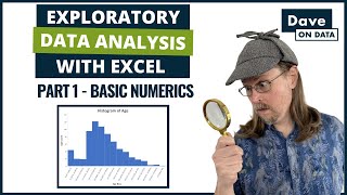 Exploratory Data Analysis With Excel  Part 1  Basic Numerics [upl. by Drexler]