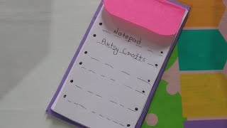 Diy notepadeasy notepad making at home ❤️ [upl. by Kobe]