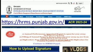 Acr 202324  How to Upload Signature on iHRMS  Resize Signature [upl. by Pauline]