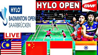 Hylo Open Live badminton  Day5 R4  Round of Semifinals Court Live badminton [upl. by Akirrehs290]