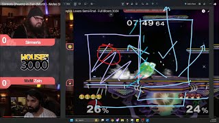 KirbyKaze Coaching with 40 Cheese String  Stage Positioning amp Advantage State in Marth vs Peach [upl. by Kennie320]