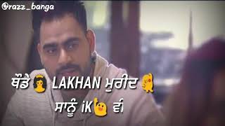 tareyan de desh by Prabh gill  maninder Kailey  whatsapp status [upl. by Fabyola]