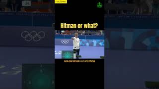 Internet calls Turkish Olympic shooter Yusuf Dikec Turkish John Wick makers react olympics2024 [upl. by Levina905]