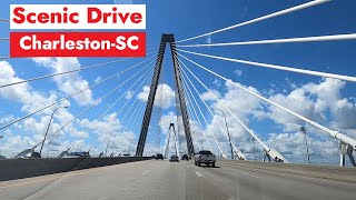 🚙Scenic Drive from Patriots Point to French Quarter  Charleston SC [upl. by Eimmat606]