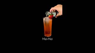 Meimei  a strawberry sour plum cocktail shorts cocktail tequila [upl. by Digdirb798]