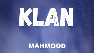 Mahmood  KLAN TestoLyrics [upl. by Behka]