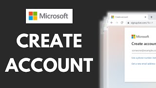 How To Create Microsoft Account Simple Method [upl. by Cand]