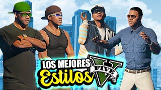 GTA 5 quotLos MEJORES ESTILOS para Vestir a Franklinquot 👕👖 [upl. by Tuddor]