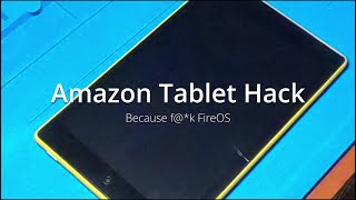 Hacking an Amazon Fire Tablet to give it new life LineageOS Android [upl. by Ynes]