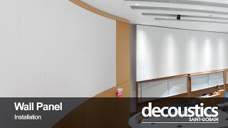 Decoustics  FabricWrapped Wall Panel Installation [upl. by Yenhpad11]