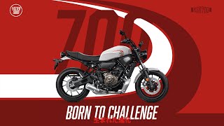 2024 Yamaha XSR700 Born to Challenge [upl. by Ytsenoh]