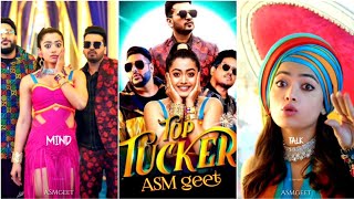 Badshah amp Rashmika Mandanna  Top Tucker Full ScreenStatus  Uchana Amit Ft Badshah ASMgeet [upl. by Pylle]