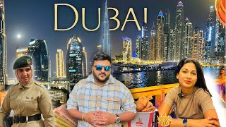 Our First day in Dubai 🇦🇪  Cheap amp Best hotel with view Sim Currency amp Abu Dhabi to Dubai Bus [upl. by Wilkinson]