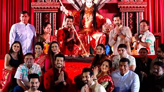 Arjun Bijlani amp Other TV Celebs Grace Goregaon Durga Puja 2024 At Goregaon Mumbai [upl. by Addam]