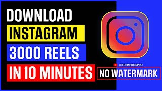 Bulk download Instagram Reels amp Videos 2024  New Method  Instagram reels download kaise kare how [upl. by Urana992]