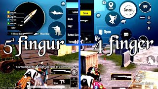 5 fingur master layout VS 4 fingur with sensitivity [upl. by Eedyah646]