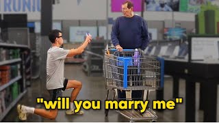 Proposing to Strangers In Walmart [upl. by Rollins694]