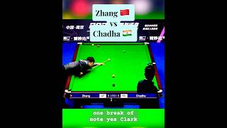 zhang vs chadha final frame best of 11 snookersnookergamesnookershots [upl. by Kaylyn719]