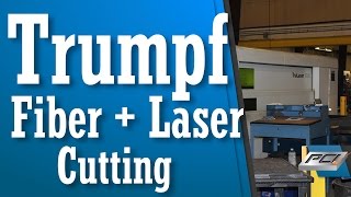 Trumpf laser cutting Trumpf 3030 Trumpf 2530 Trumpf 1030 Fiber laser [upl. by Tabor]