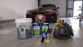 How To Mix Spray Ready Plasti Dip For Automobile Application [upl. by Fillander]