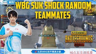 Wbg suk shock random teammates with his gameplay pubgmobilewbg sukwbg ymaopubgpel Chinese pros [upl. by Kara584]