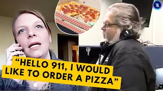 Desperate Woman Calls 911 Asking For Pizza [upl. by Gemma]