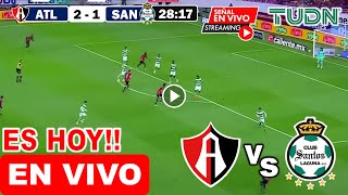 Atlas vs Santos EN VIVO donde ver y a que hora juega Atlas vs Santos Laguna Liga Mx 2024 Jornada 5 [upl. by Iz]