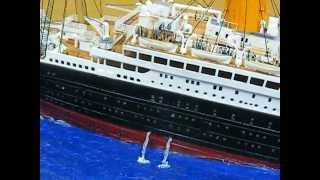 model Titanic sinking [upl. by Russian810]