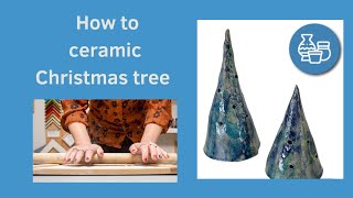 Live keramiek kerstboom maken  ceramic Christmas tree door AtelierBertina [upl. by Brockie]