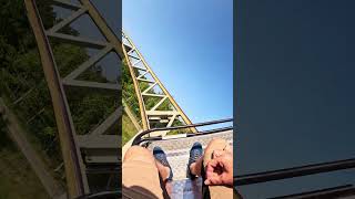 🐲 Drachenritt 🎢 Belantis Shorts Rollercoaster Onride POV [upl. by Anas]