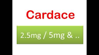 Cardace 25mg  5mg [upl. by Tranquada]