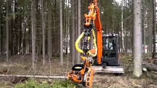 Light effective excavator harvestermp4 [upl. by Milzie746]