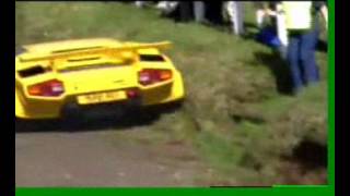 Lamborghini Countach Crash on Brooklands Test Hill [upl. by Brenn445]