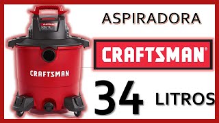 Aspiradora de uso RUDO CRAFTSMAN 9 Galones  Review [upl. by Nerat]