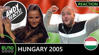 ANDY REACTS HUNGARY EUROVISION 2005 REACTION [upl. by Noemi349]