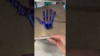 Making Spooky Skeleton Hands For Halloween shorts [upl. by Nonnaihr]