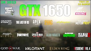 GTX 1650 Gaming Test  Test in 23 Games in late 2023  a Budget build [upl. by Reta]