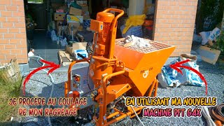 Je procède au coulage de mon ragréage en utilisant ma nouvelle machine PFT G4X [upl. by Elimay189]