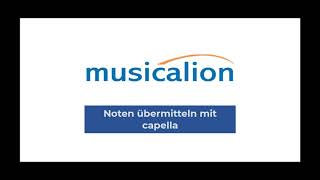 Noten übermitteln mit capella [upl. by Ahsemrac774]