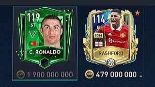 RONALDO VS RASHFORD FIFA Mobile CARDS [upl. by Neu270]