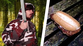 We Hunted The Mc Rib Epic Food Review Episode 1 [upl. by Sherr580]