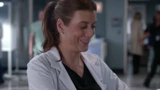 Stefania Spampinato as Carina Deluca on Greys Anatomy 19x11 p3 [upl. by Ace281]