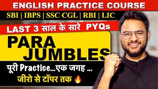 ParaJumble बनाने का एक दम Fresh amp Unique तरीका🤯 Complete Practice  Parajumble for SBI PO [upl. by Kucik]