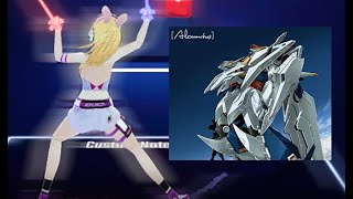 Beat Saber  Gundam Hathaway OST  Senkou by ALEXANDROS [upl. by Ahsitram]