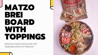 Make a Matzo Brei Board with Toppings for Passover [upl. by Htenywg]