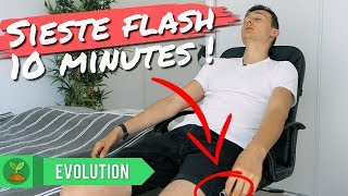 RÉCUPÉRER son SOMMEIL en 10 MIN avec la SIESTE FLASH micro sieste  😴 [upl. by Adekram146]