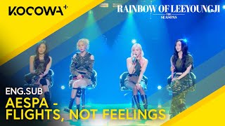 aespa  Flights Not Feelings  The Seasons Rainbow of Lee Young Ji EP6  KOCOWA [upl. by Maharg]